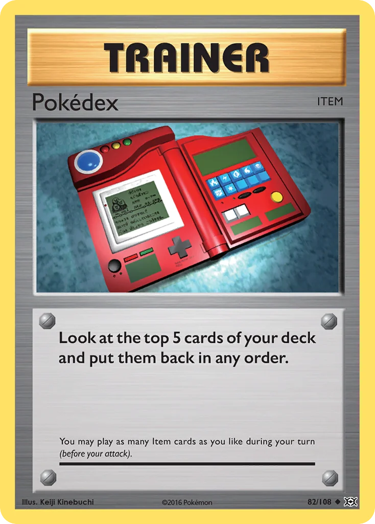 Pokédex Pokemon card