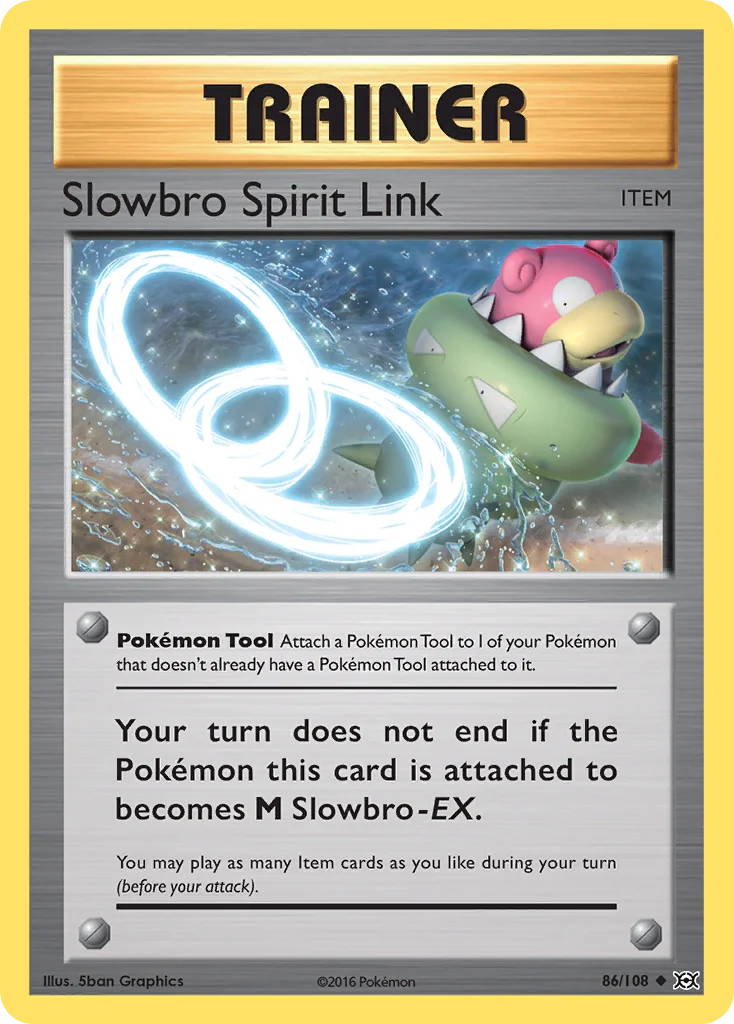 Slowbro Spirit Link Pokemon card