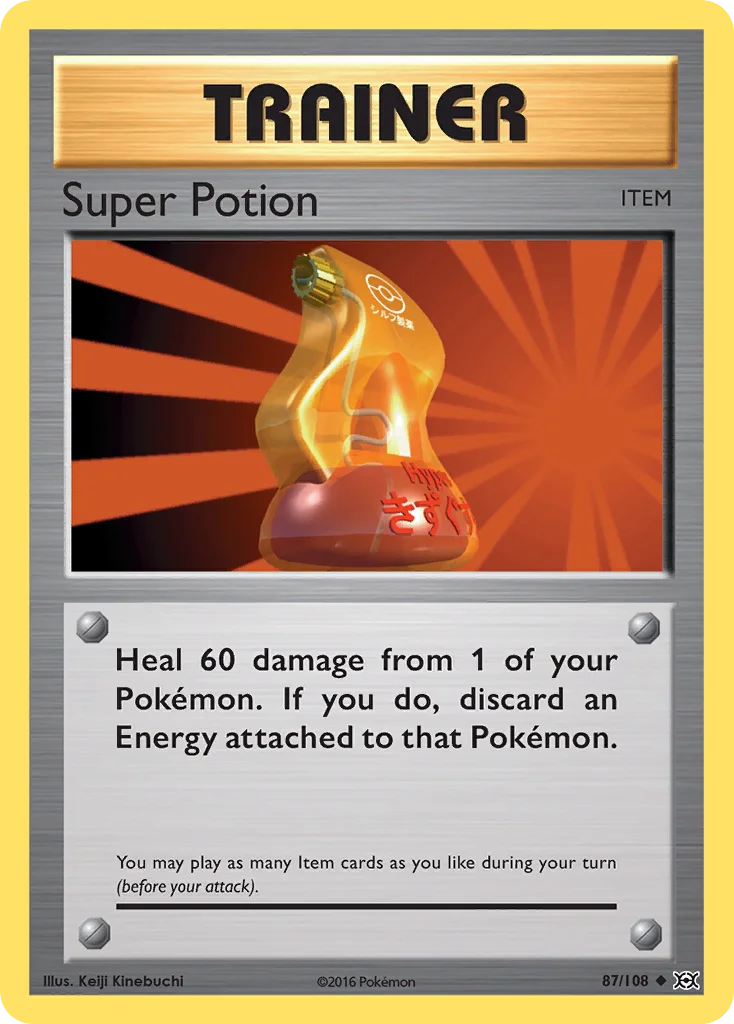 Super Potion Pokemon card