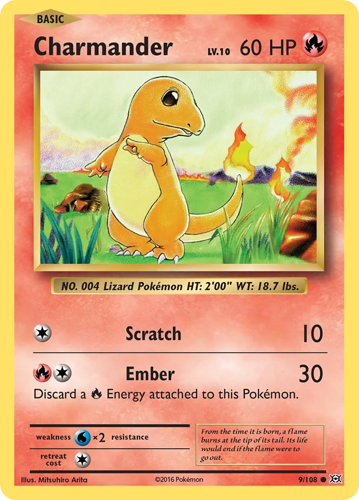 Charmander Pokemon card