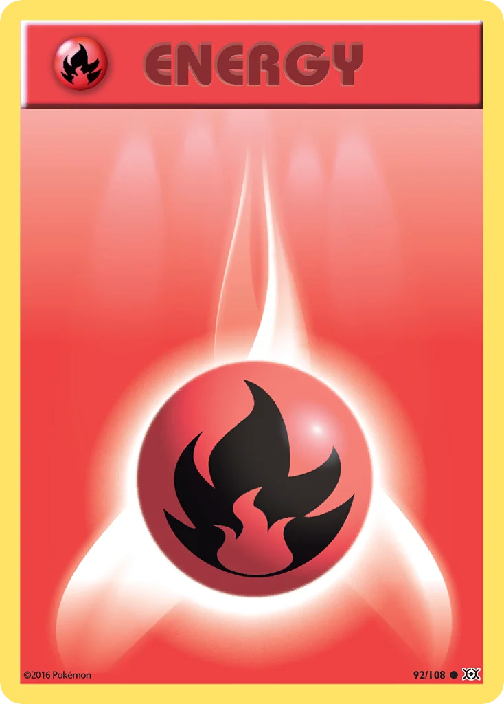 Fire Energy Pokemon card