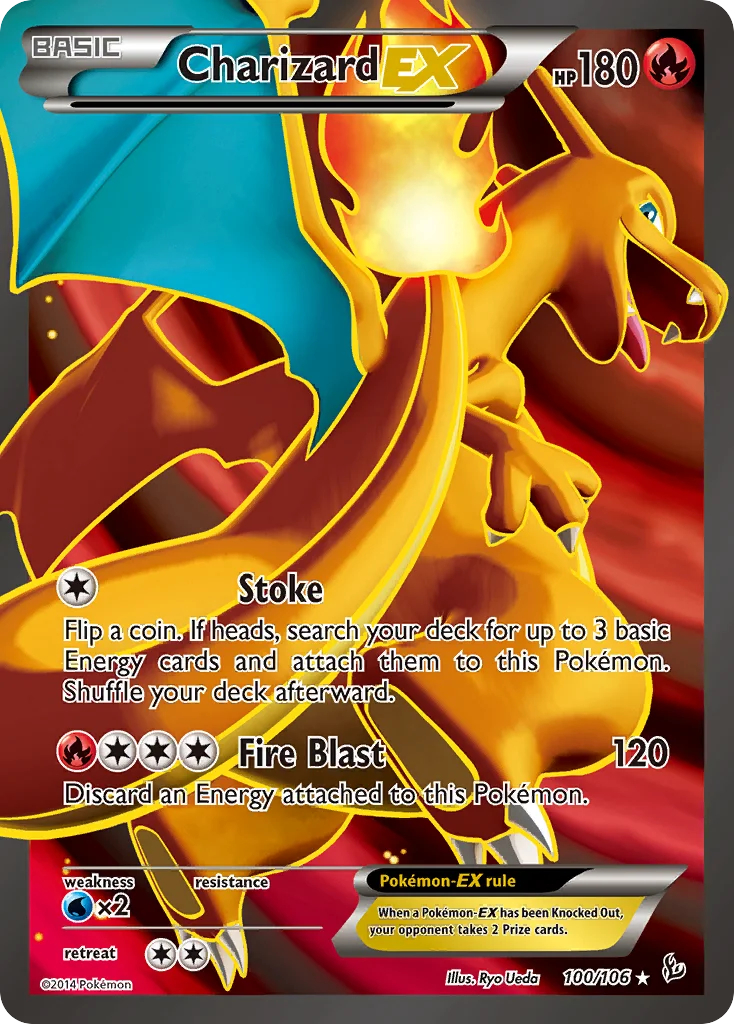 Charizard-EX Pokemon card