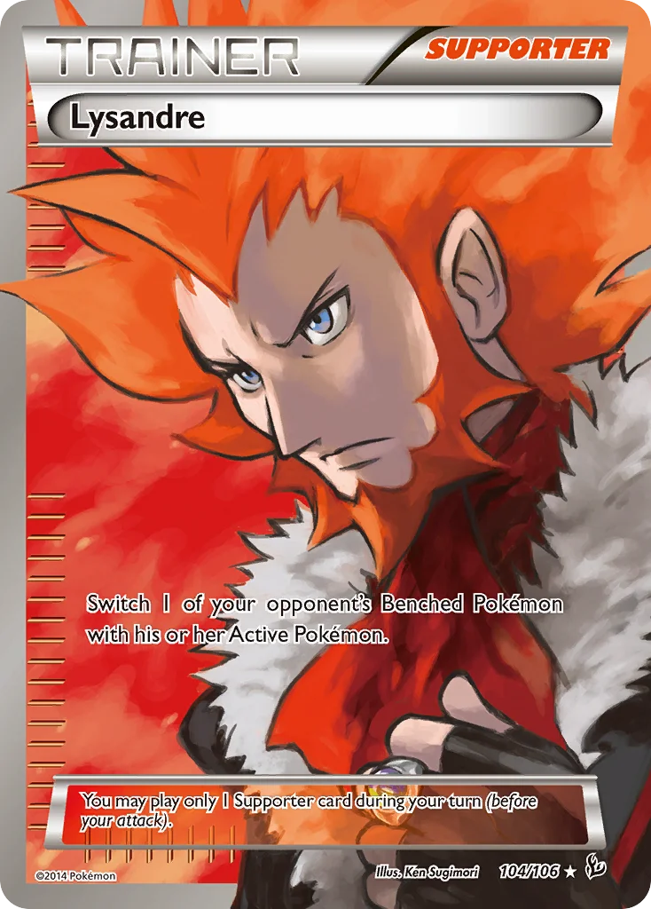 Lysandre Pokemon card