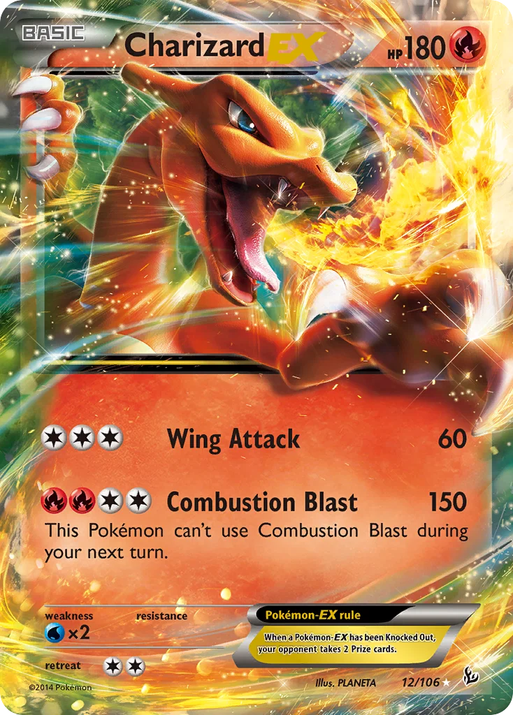 Charizard-EX Pokemon card