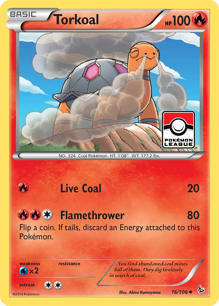 Torkoal Pokemon card