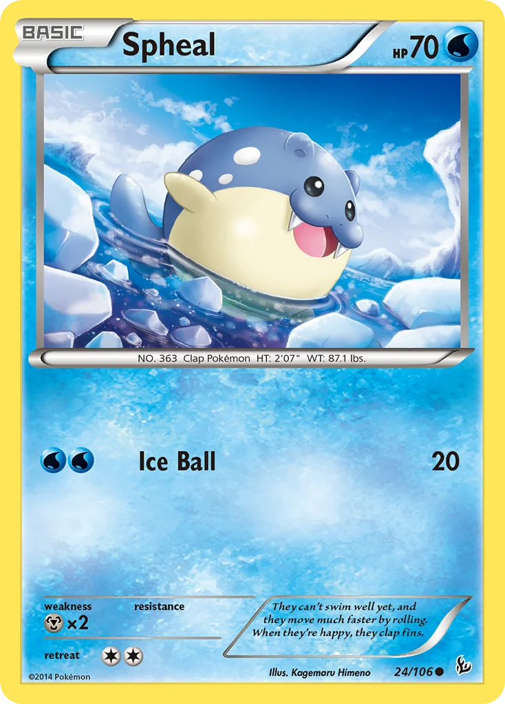 Spheal Pokemon card