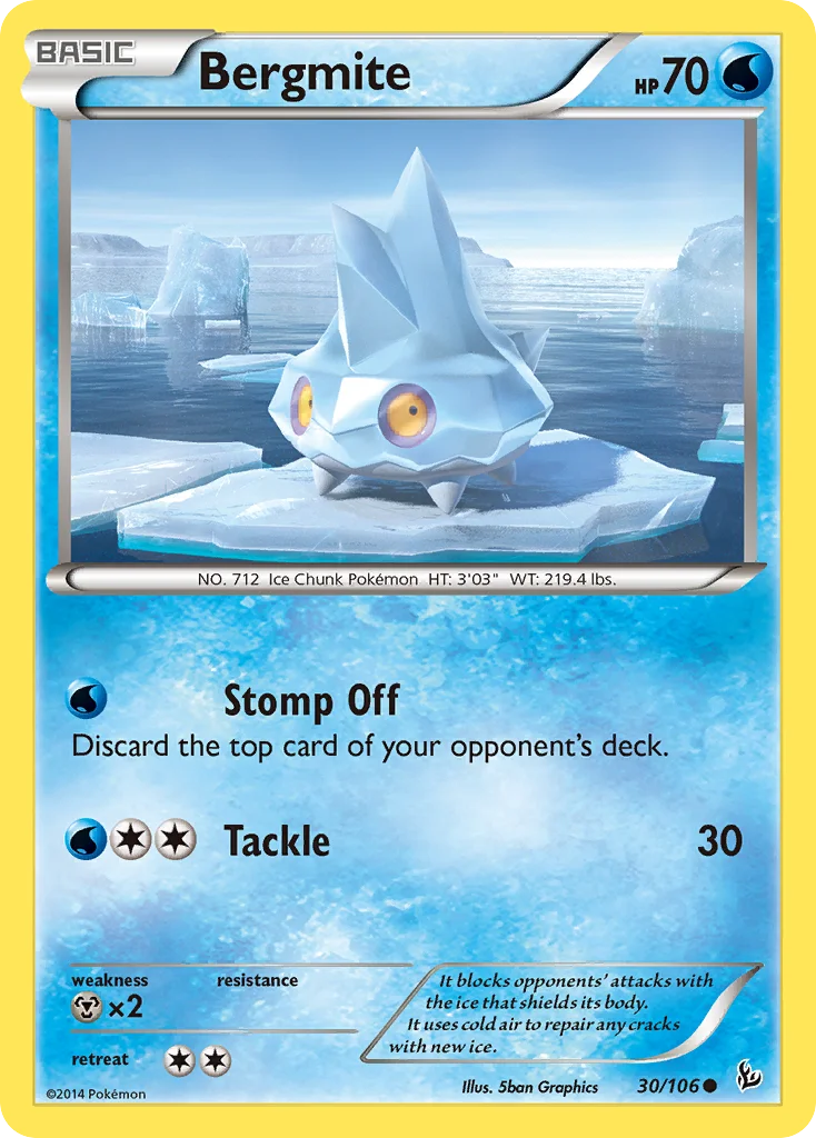 Bergmite Pokemon card