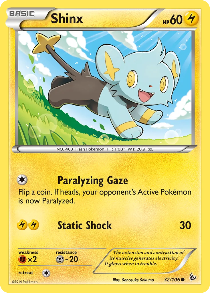 Shinx Pokemon card