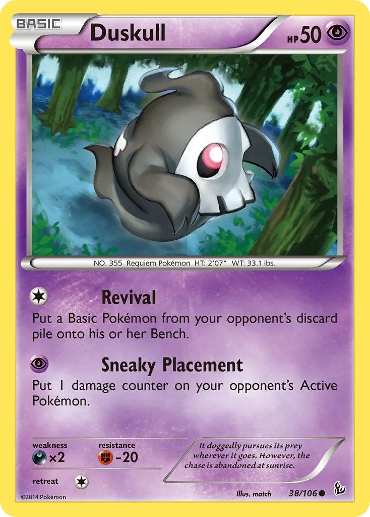 Duskull Pokemon card