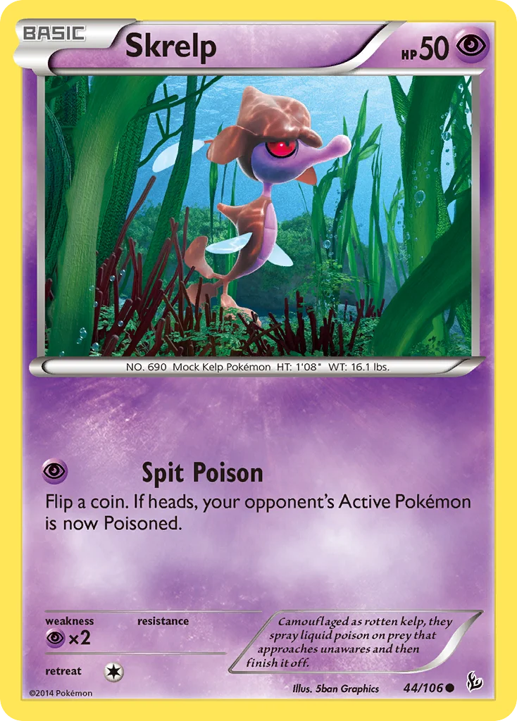 Skrelp Pokemon card