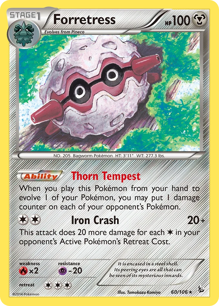 Forretress Pokemon card