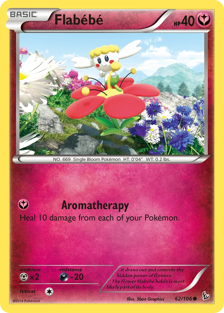 Flabébé Pokemon card
