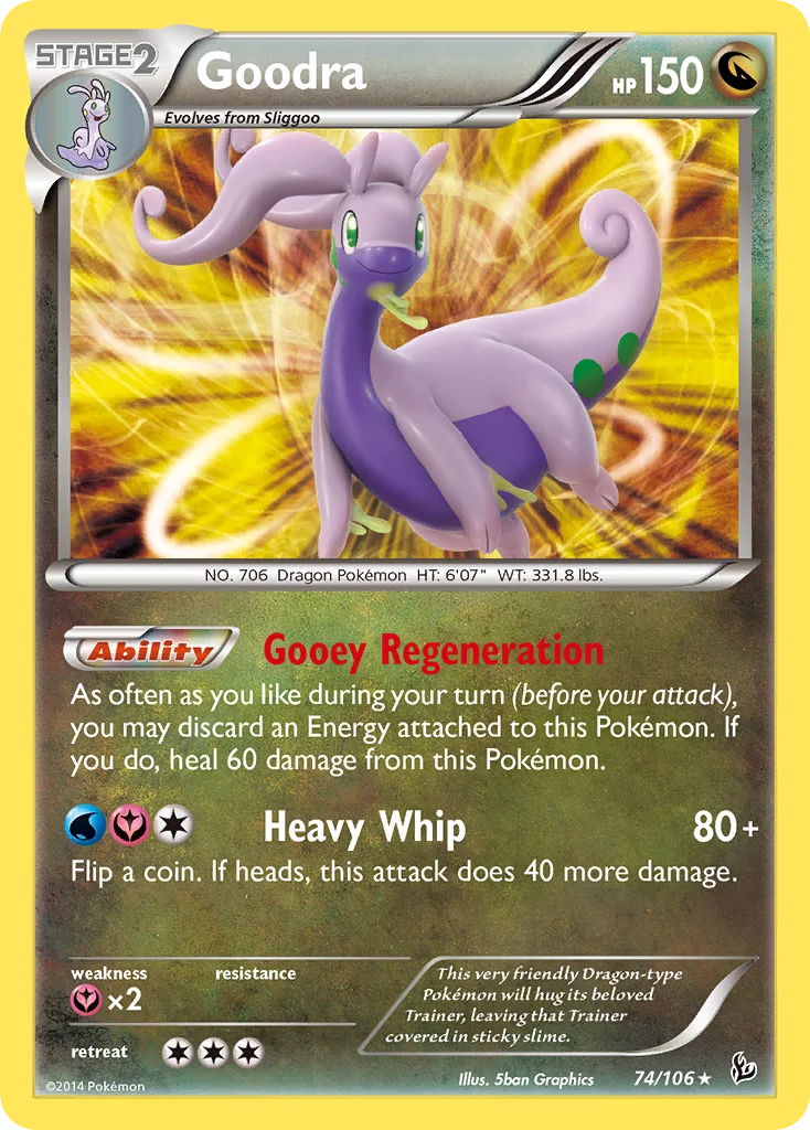 Goodra Pokemon card