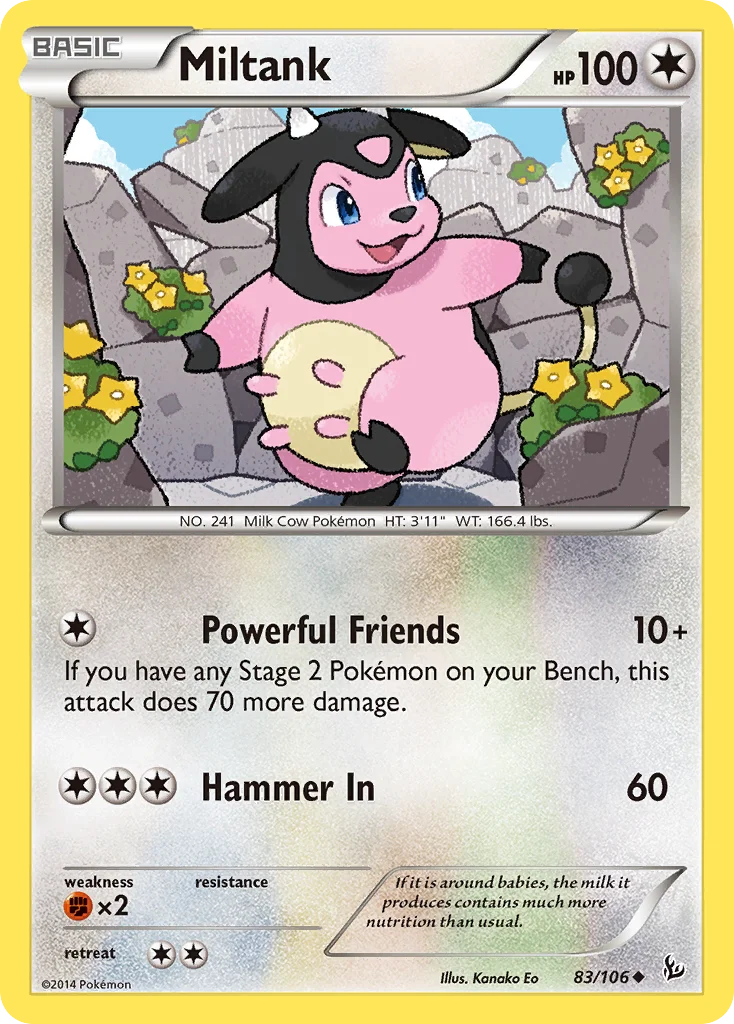 Miltank Pokemon card