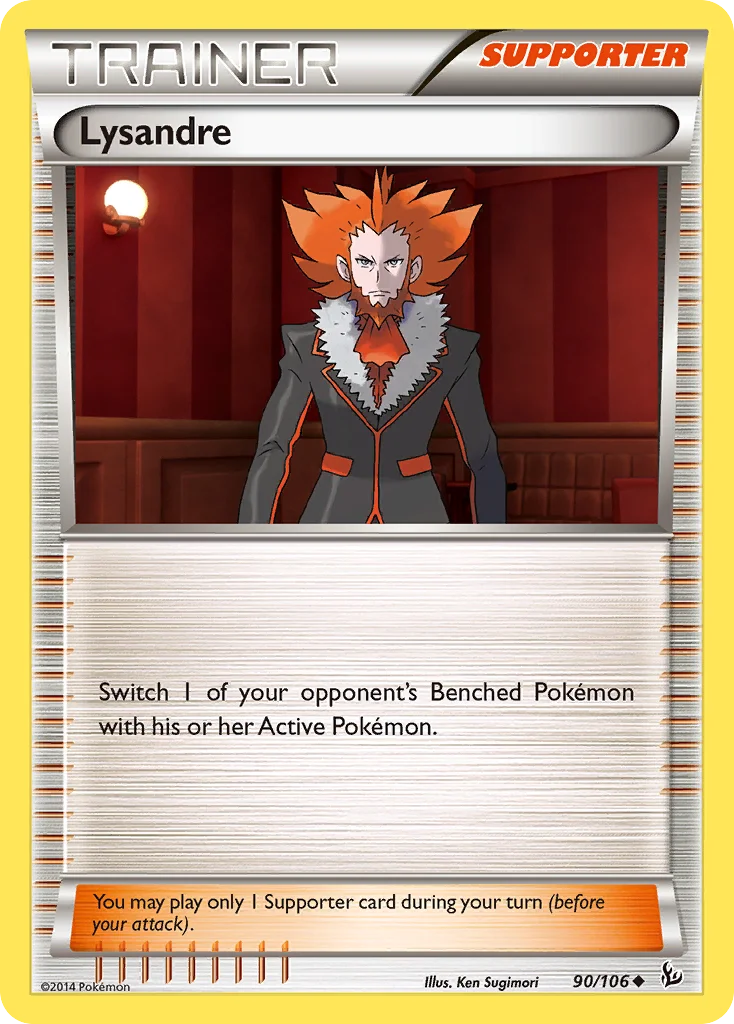 Lysandre Pokemon card