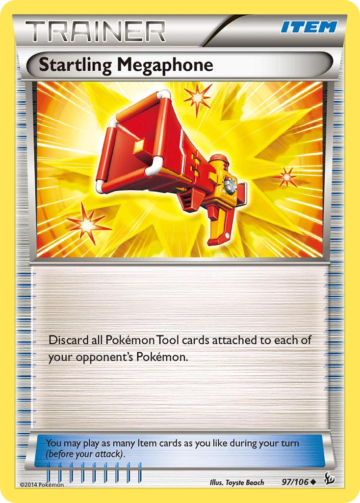 Startling Megaphone Pokemon card