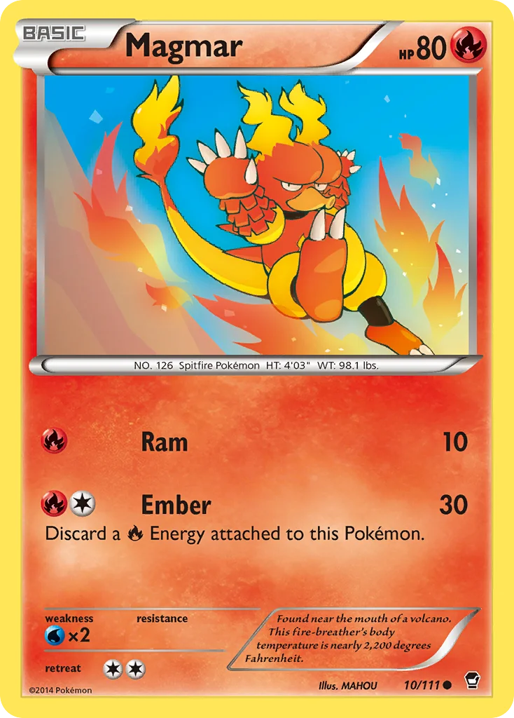 Magmar Pokemon card