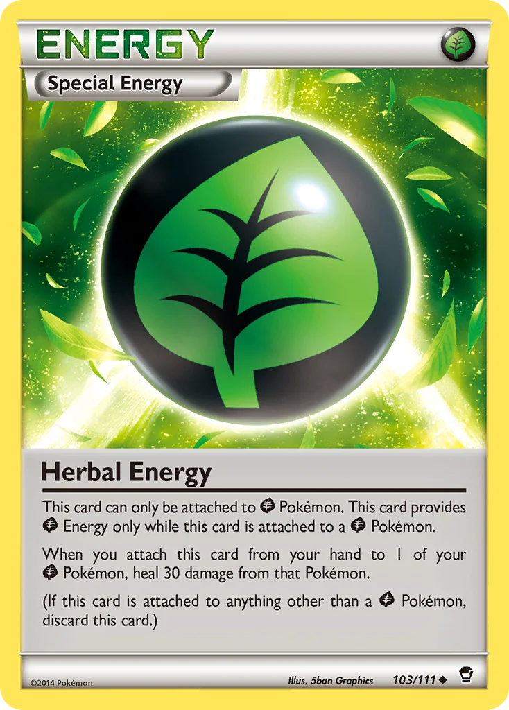 Herbal Energy Pokemon card