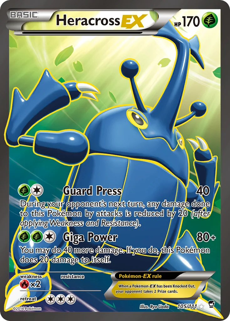 Heracross-EX Pokemon card