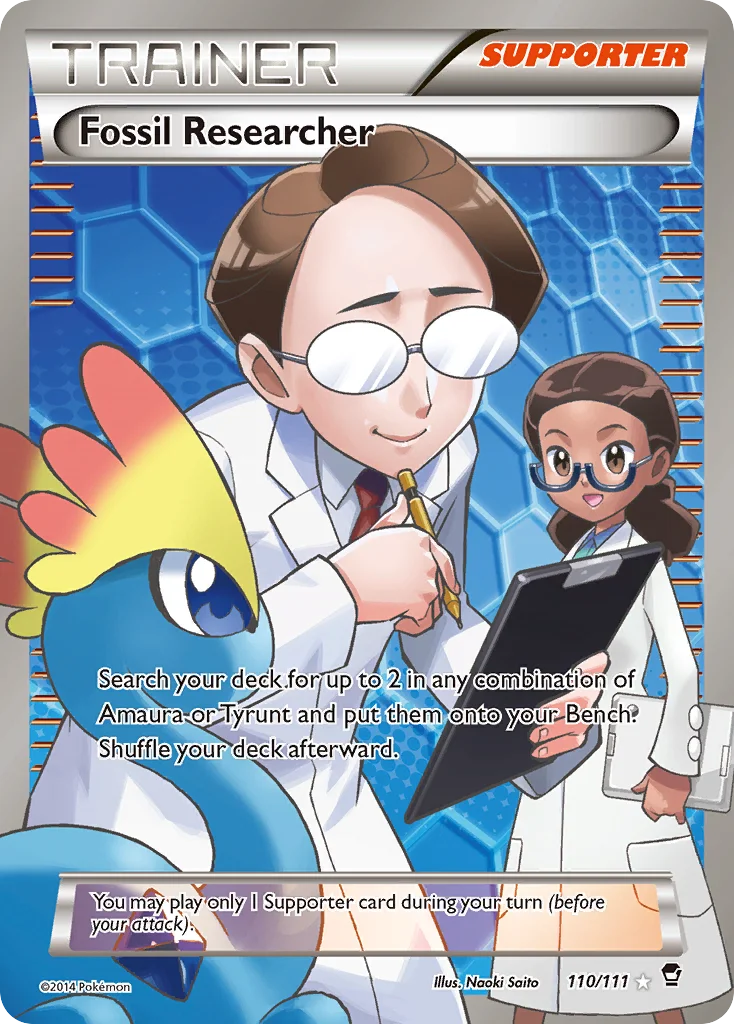 Fossil Researcher Pokemon card