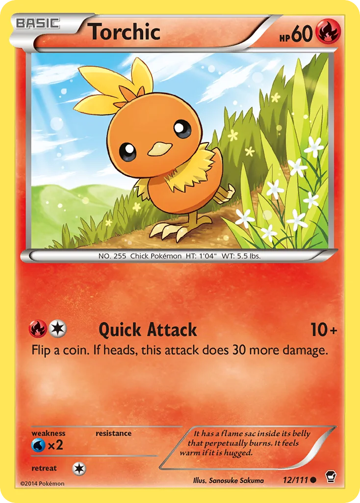Torchic Pokemon card