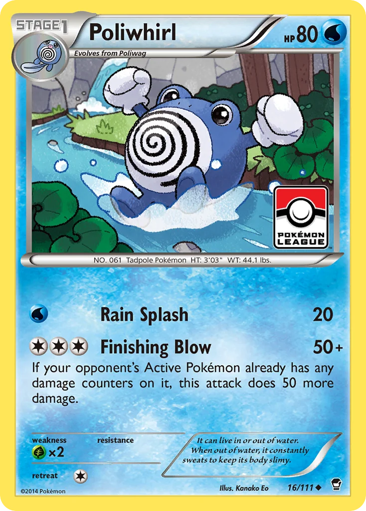 Poliwhirl Pokemon card