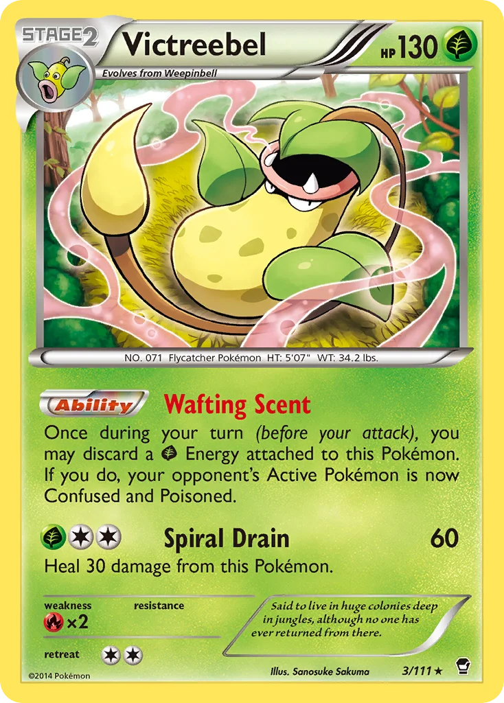 Victreebel Pokemon card
