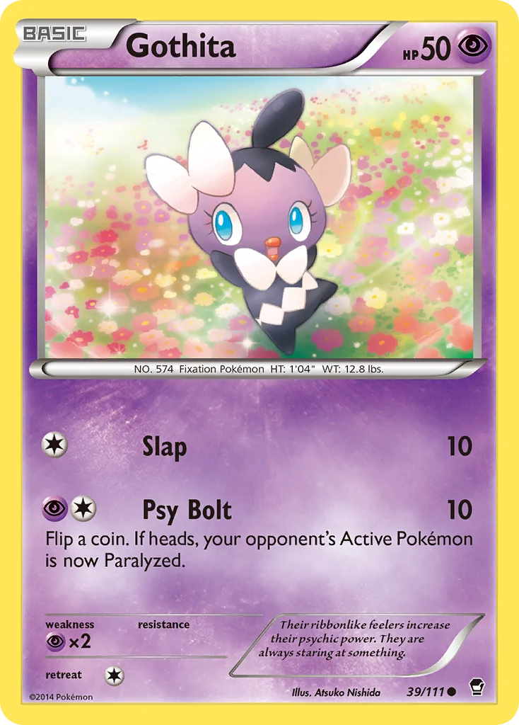 Gothita Pokemon card
