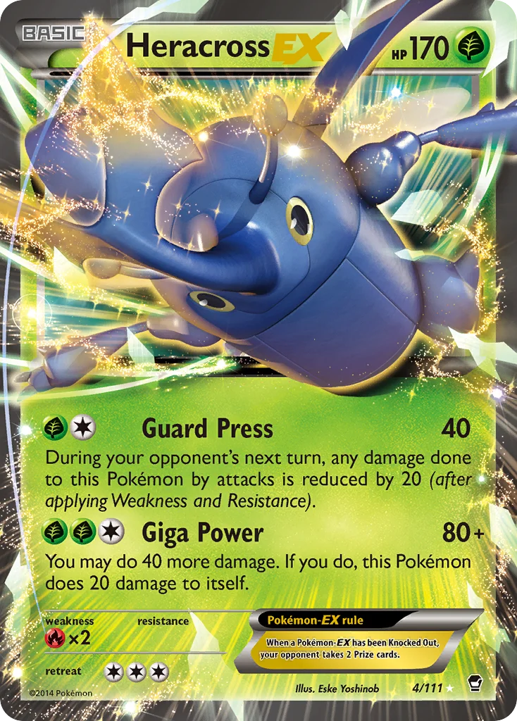 Heracross-EX Pokemon card