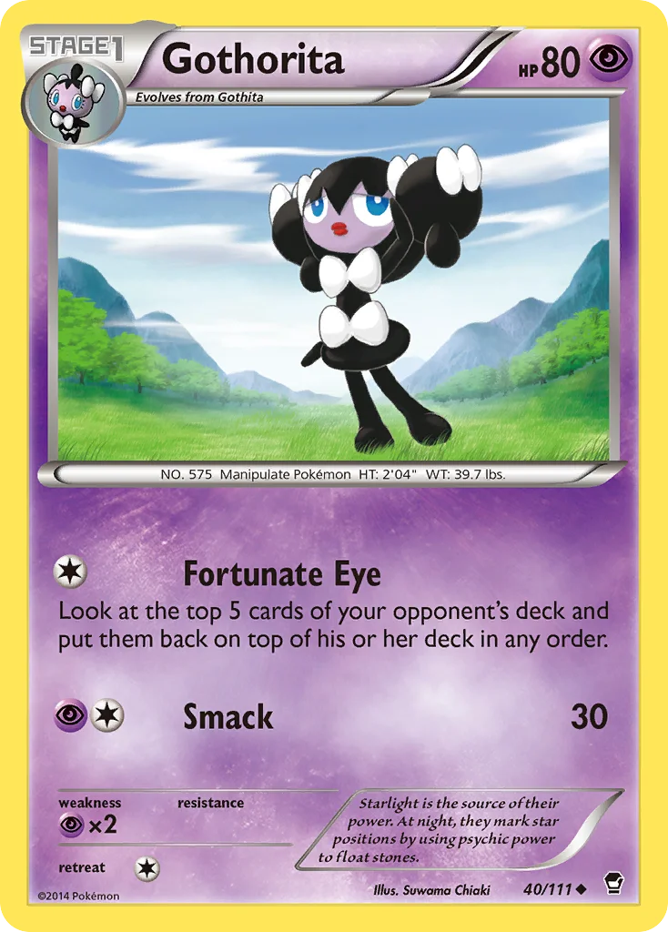Gothorita Pokemon card