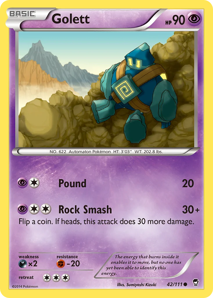 Golett Pokemon card