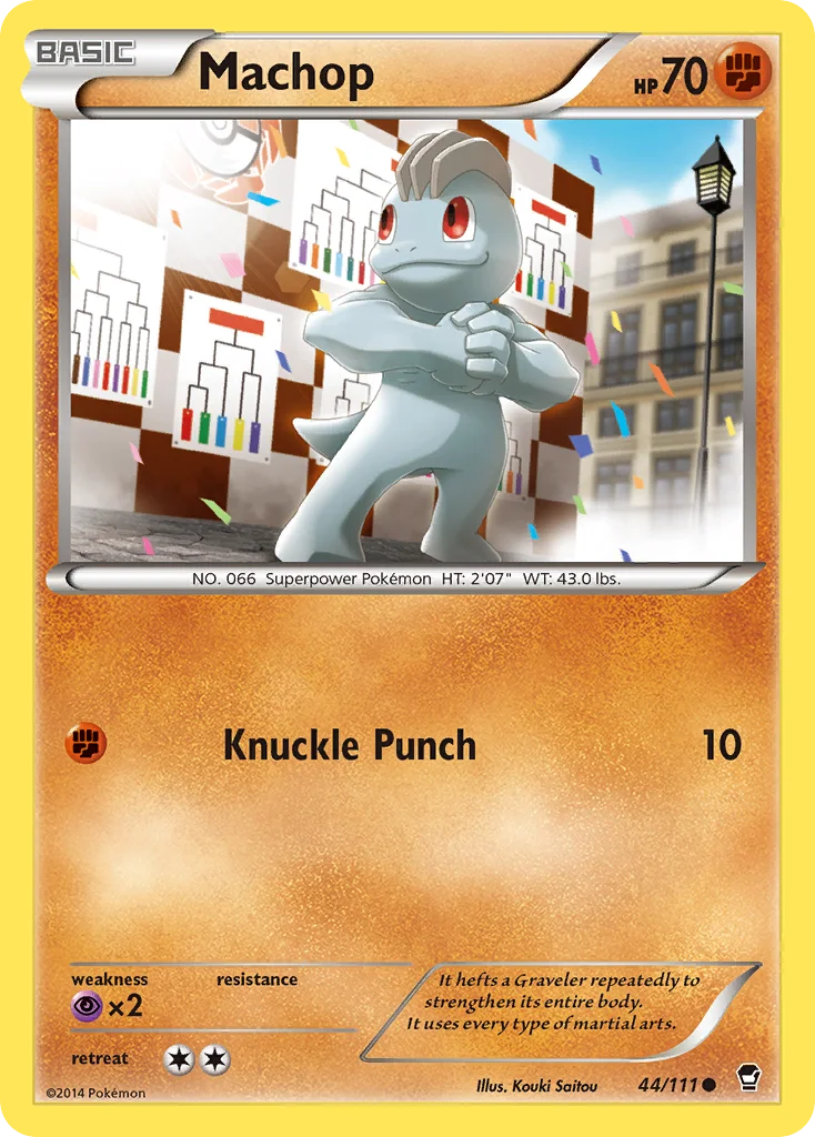 Machop Pokemon card