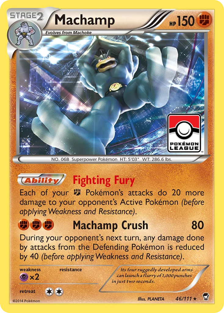 Machamp Pokemon card