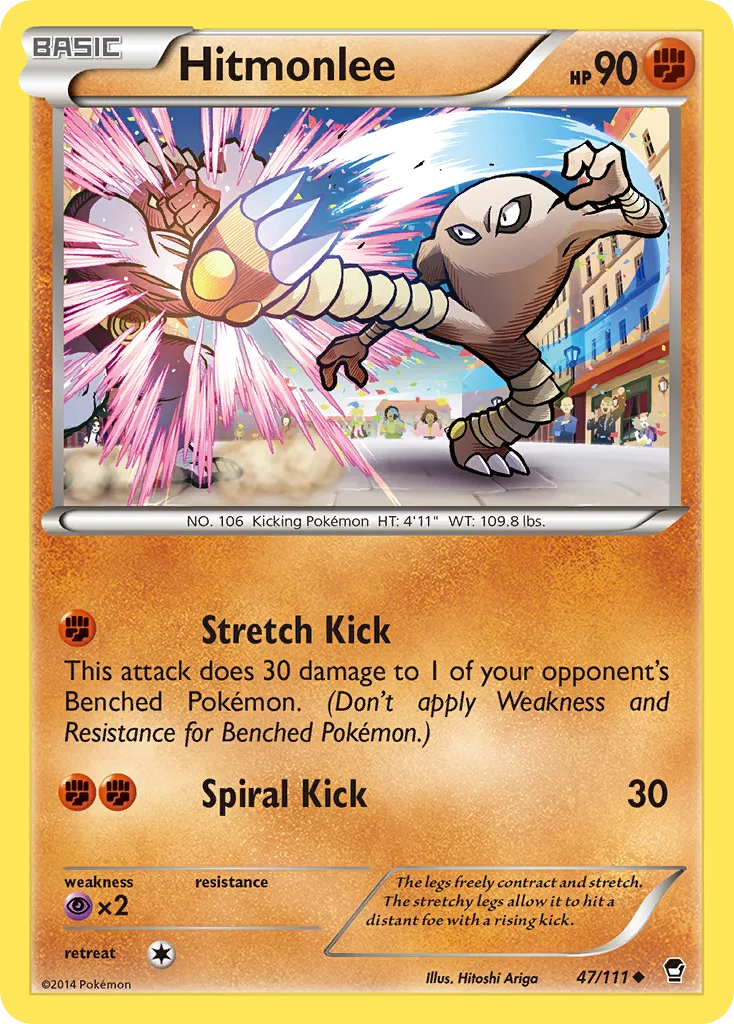 Hitmonlee Pokemon card