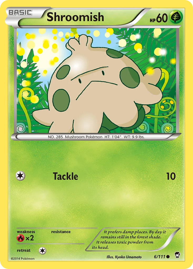 Shroomish Pokemon card