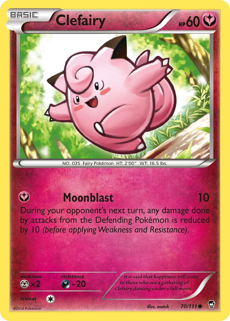 Clefairy Pokemon card