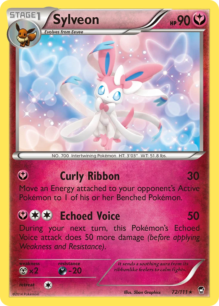 Sylveon Pokemon card