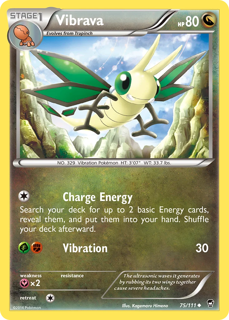 Vibrava Pokemon card