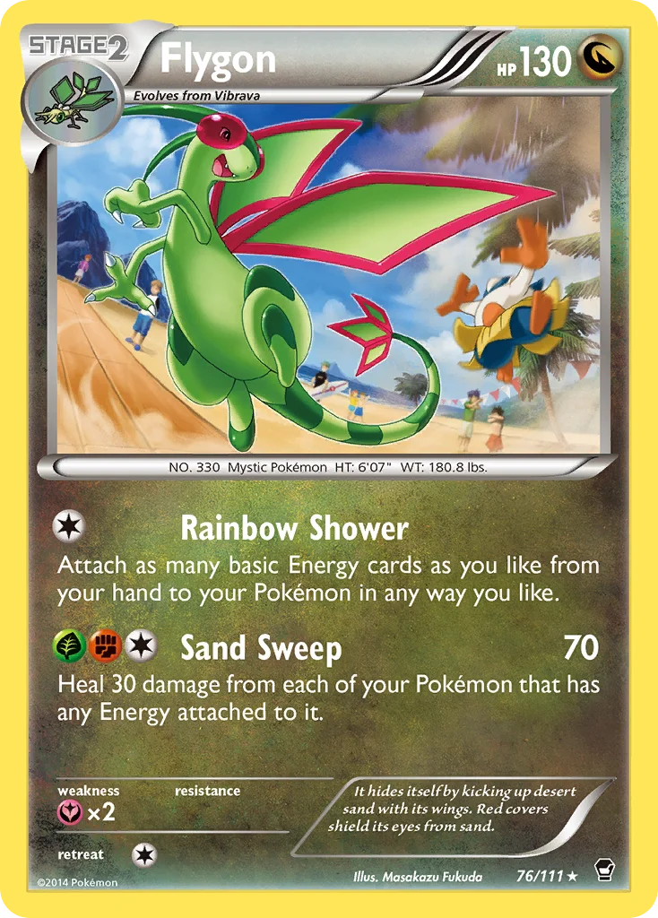 Flygon Pokemon card