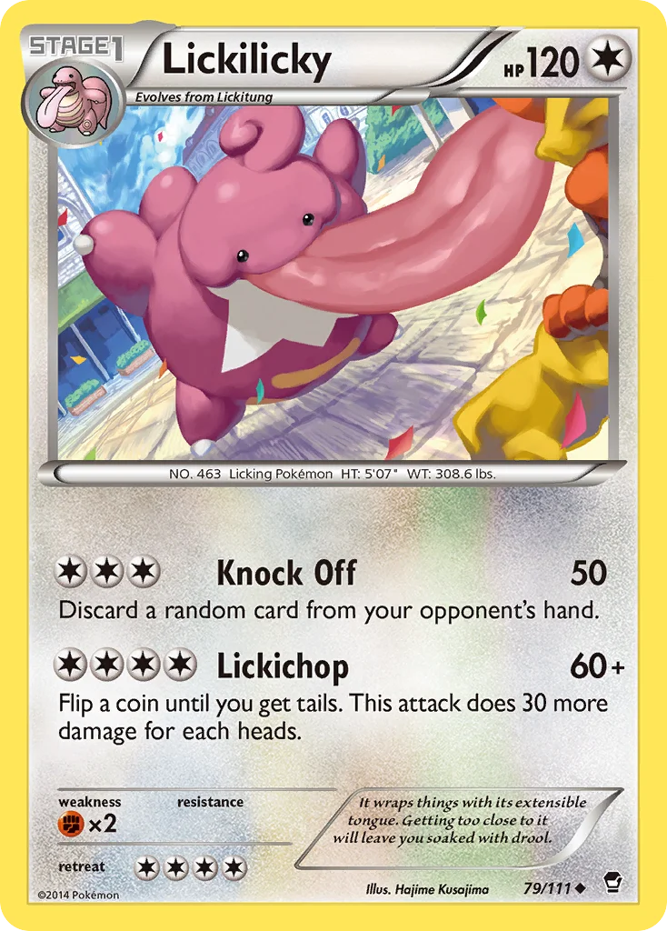 Lickilicky Pokemon card