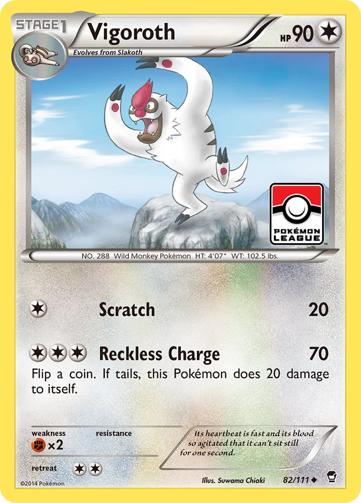 Vigoroth Pokemon card