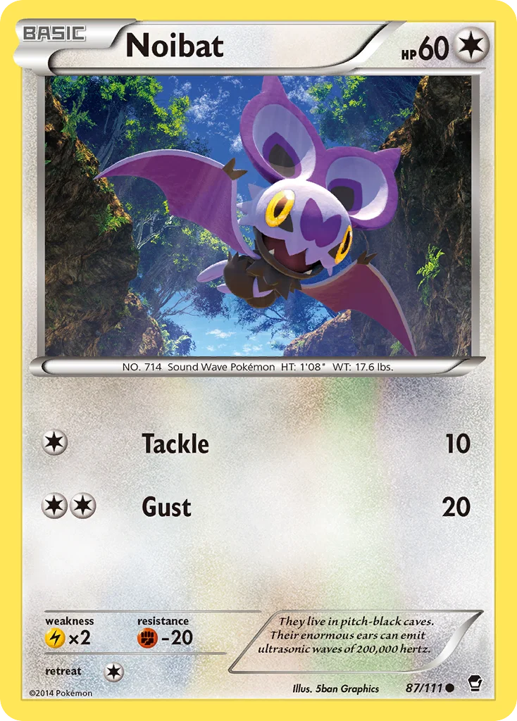 Noibat Pokemon card