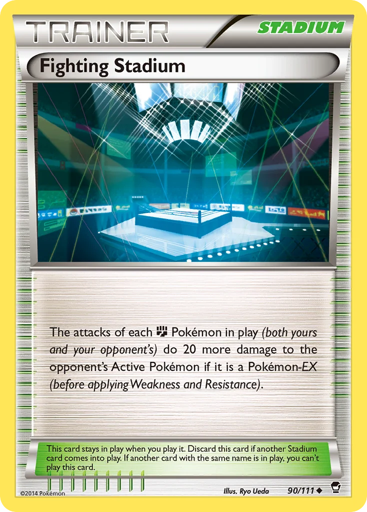 Fighting Stadium Pokemon card