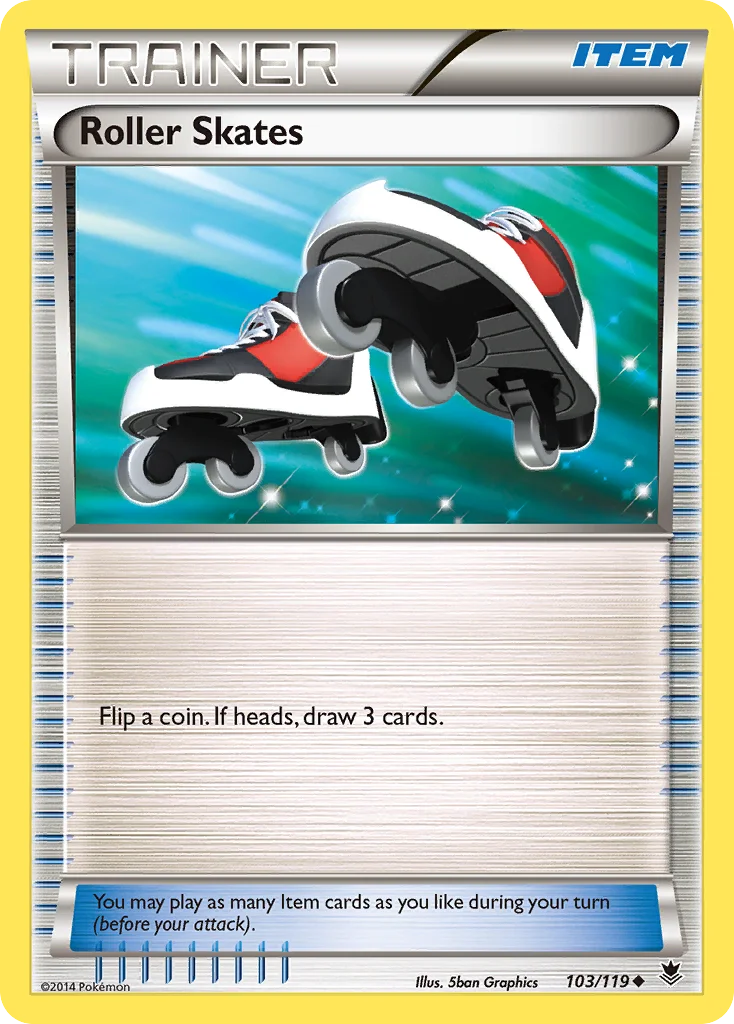 Roller Skates Pokemon card