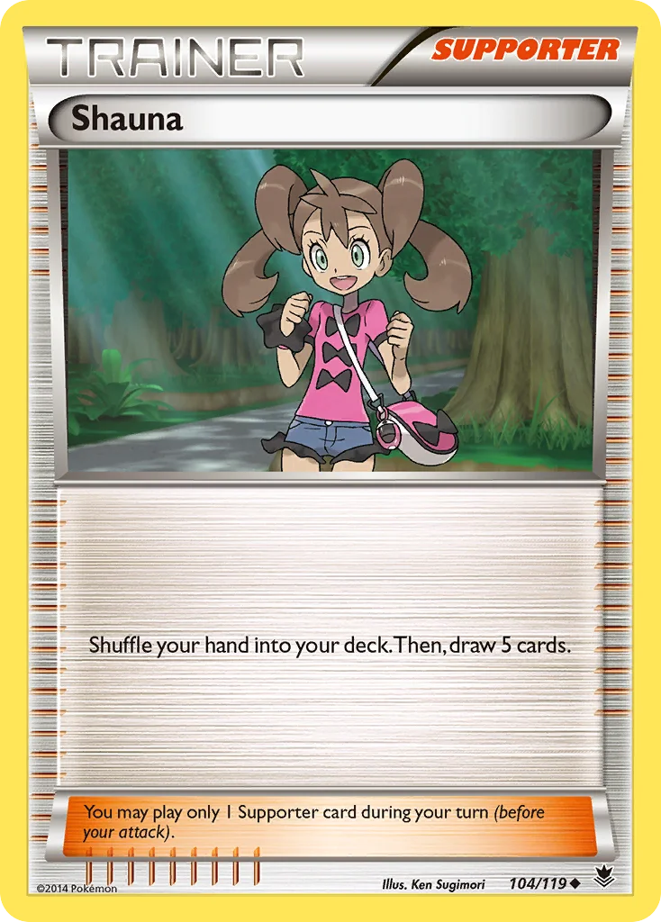 Shauna Pokemon card