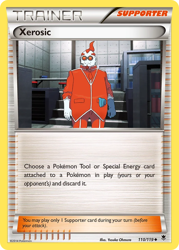 Xerosic Pokemon card