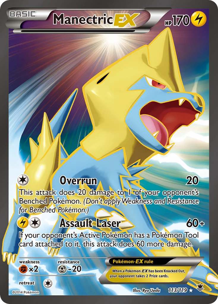 Manectric-EX Pokemon card
