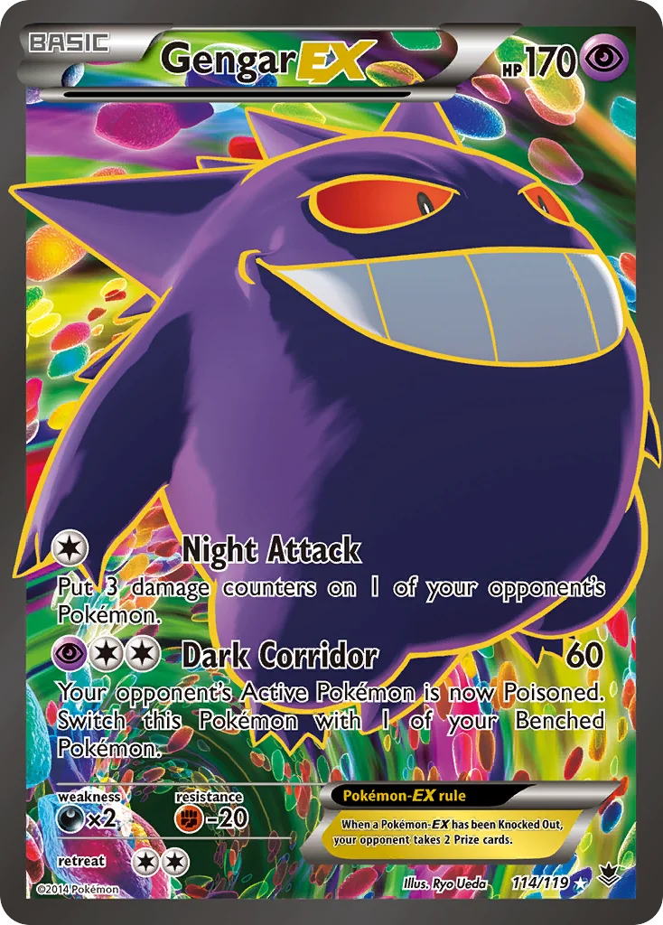 Gengar-EX Pokemon card