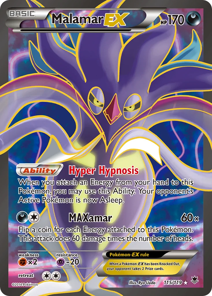 Malamar-EX Pokemon card