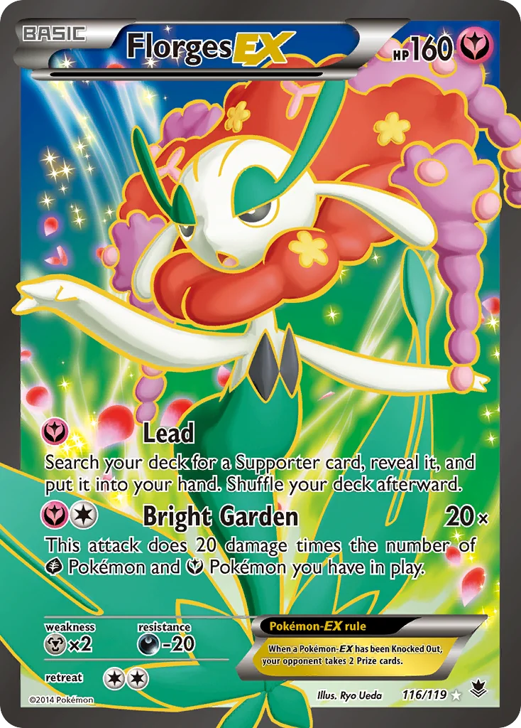 Florges-EX Pokemon card